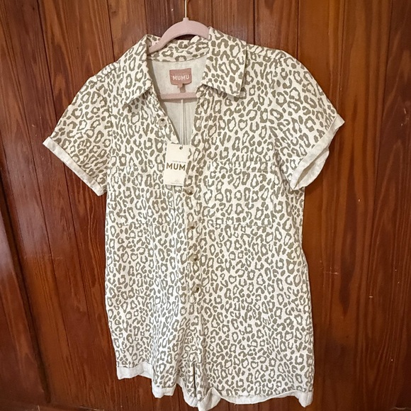 Show Me Your MuMu Pants - Cheetah print Show Me Your MuMu Romper